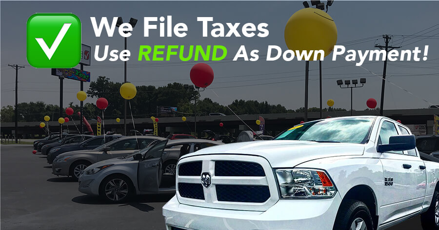 we file taxes use refund as down payment