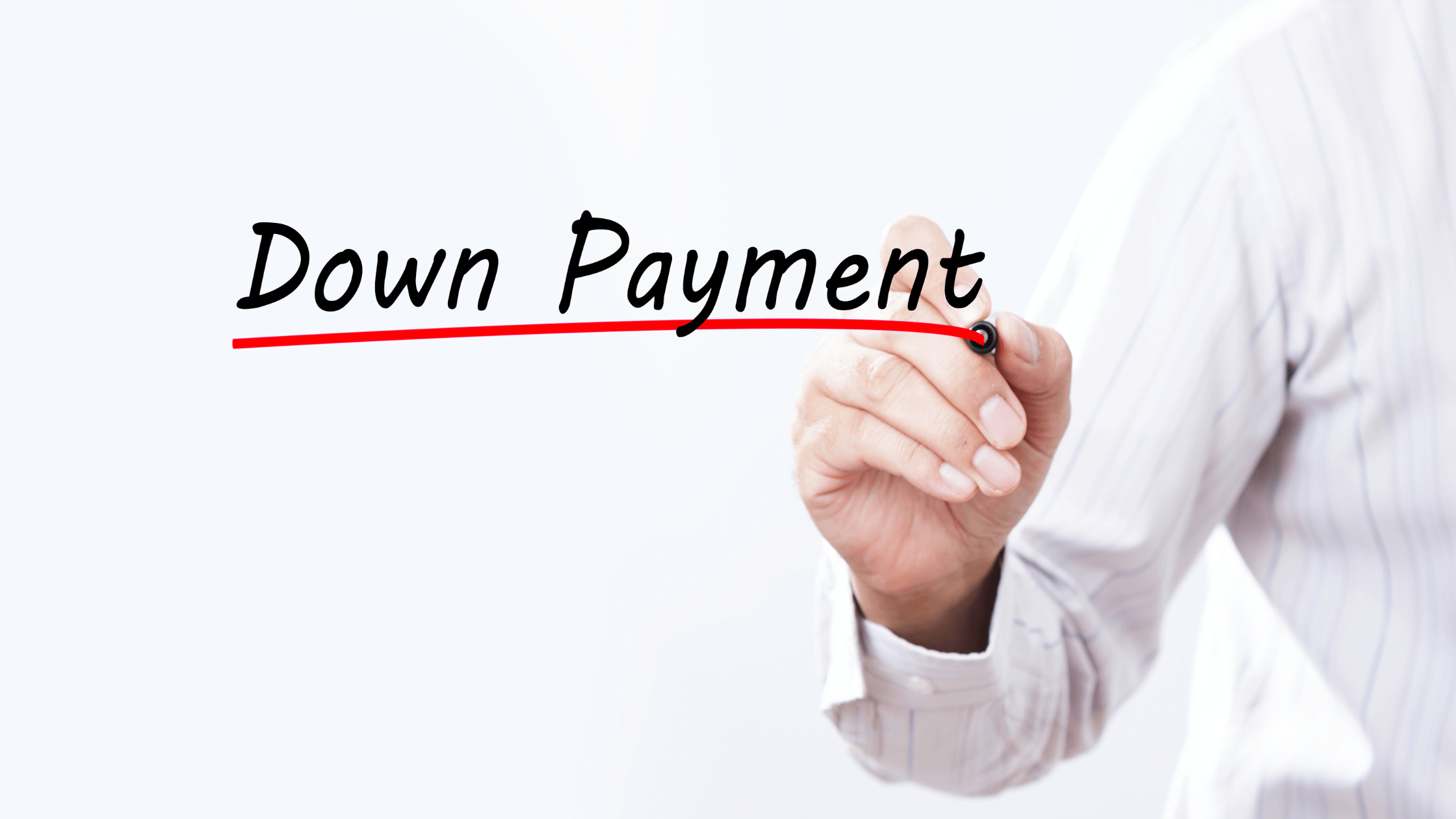 down payment written by marker